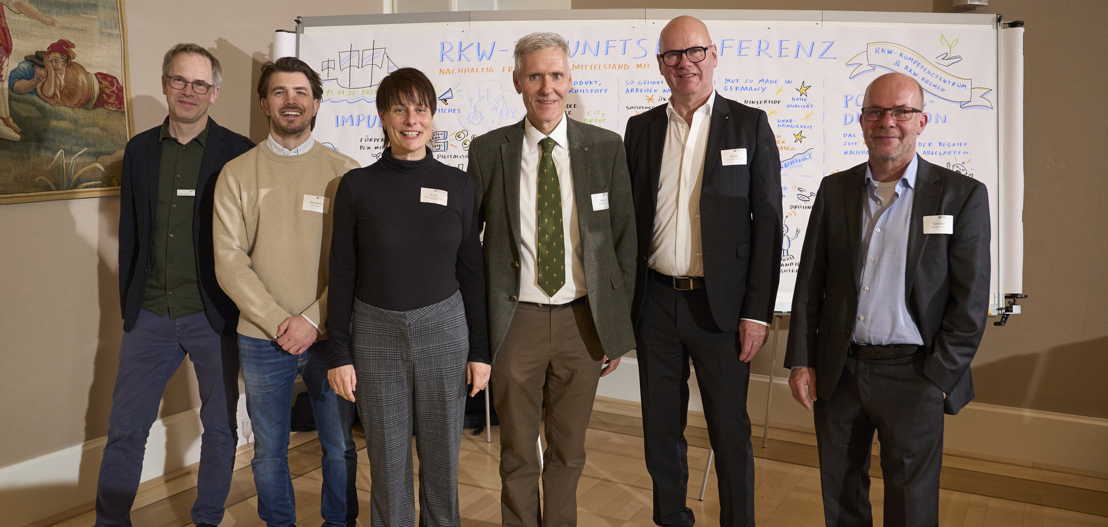 Nach der Podiumsdiskussion – © Henry Fried / RKW Kompetenzzentrum